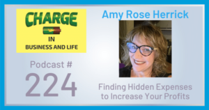 CHARGE in Business and Life Podcast with Gary Wilbers: Episode #224 with Amy Rose Herrick - Finding Hidden Expenses to Increase Your Profits