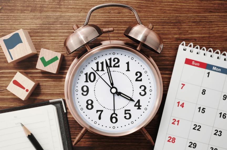Alarm Clock With Calendar and planner for time management