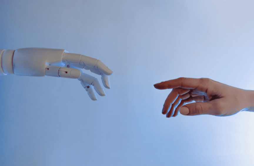 Robot arm Reaching for human arm artificial intelligence